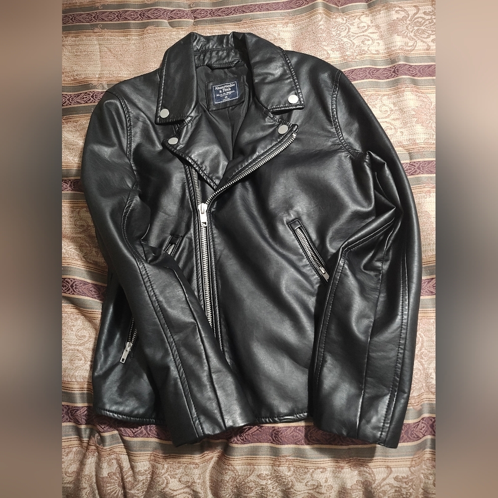 Abercrombie & Fitch Extra Small Faux Leather Jacket